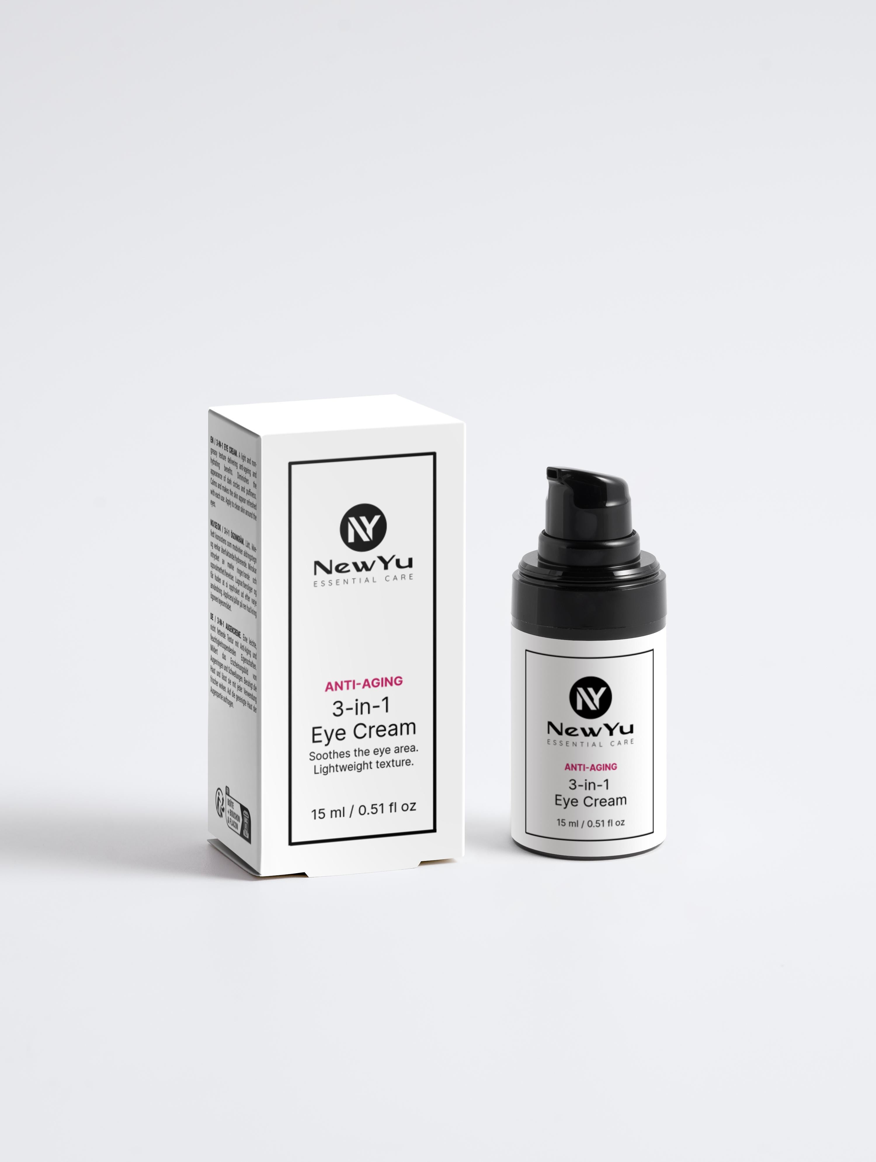 3-in-1 Eye Cream Men – Multifunktionale Anti-Aging-Augencreme | NewYu