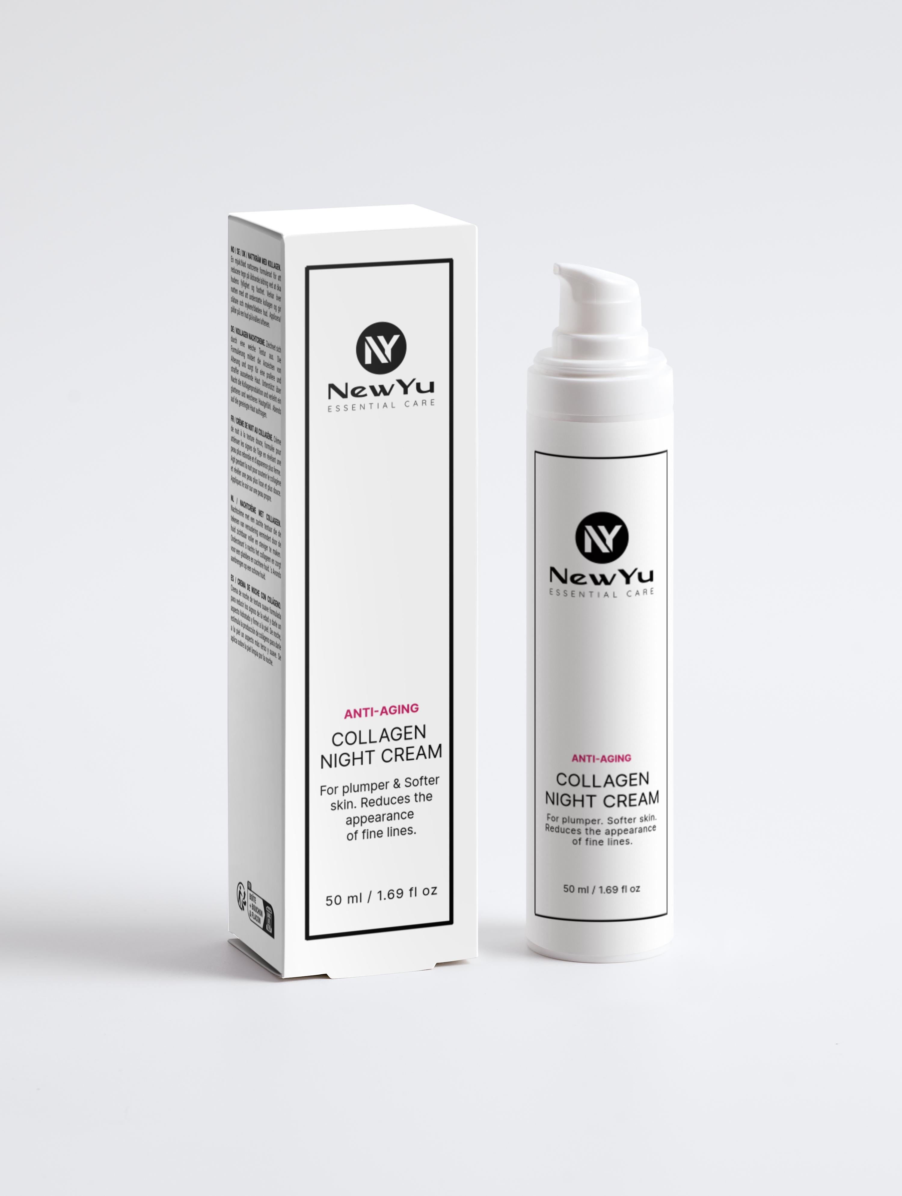 Collagen Anti-Age Night Cream – Regenerierende Anti-Age Nachtcreme | NewYu