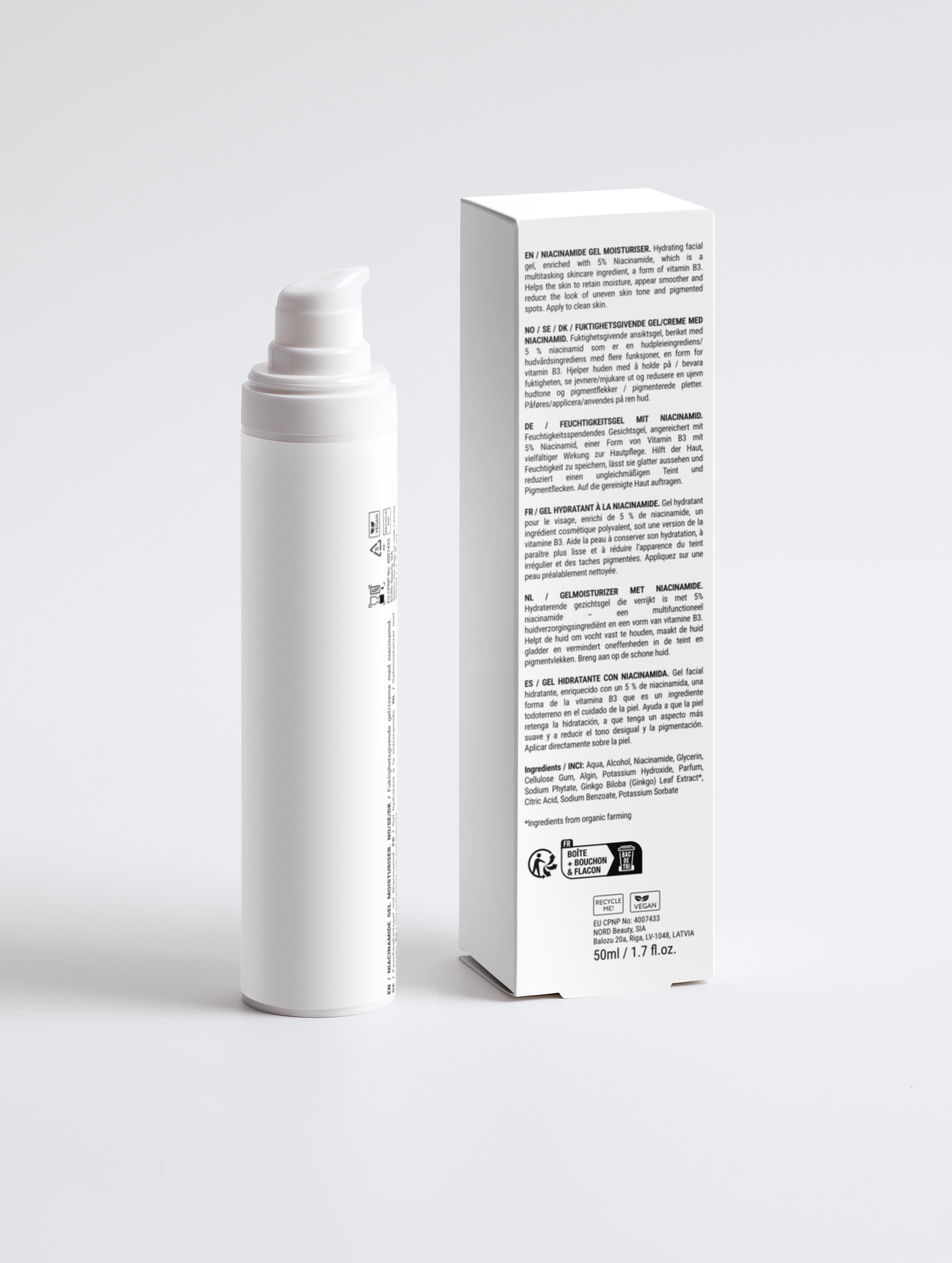 Niacinamide 5% Moisture Gel – Ausgleichendes Feuchtigkeitsgel für glattere, strahlende Haut | NewYu