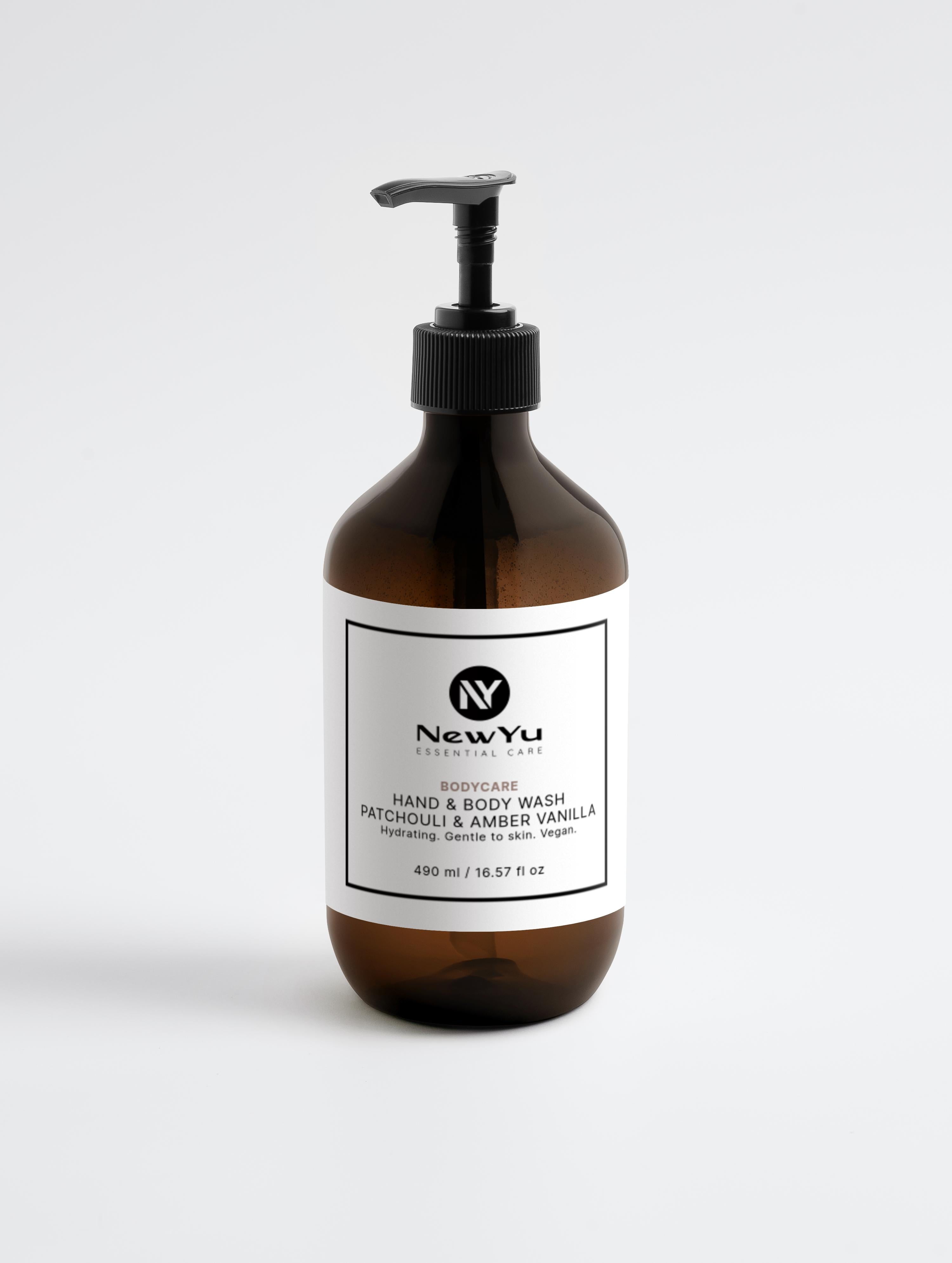 Hand & Body Wash – Patchouli & Amber Vanilla | NewYu