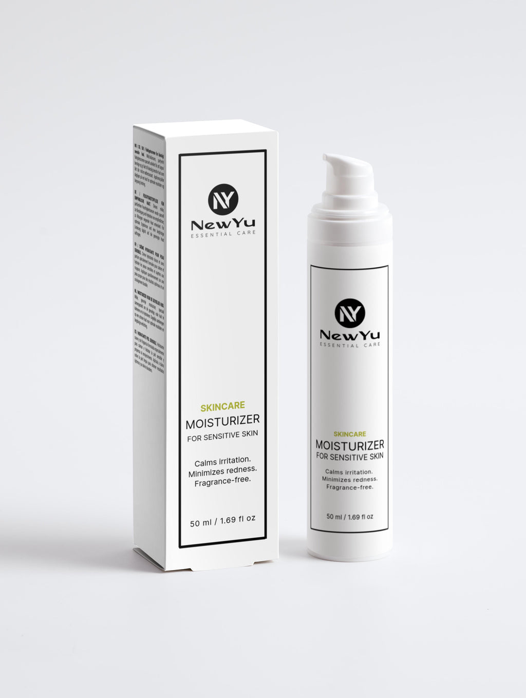 Sensitive Moisturizing Cream – Parfümfreie Feuchtigkeitscreme für empfindliche Haut | NewYu