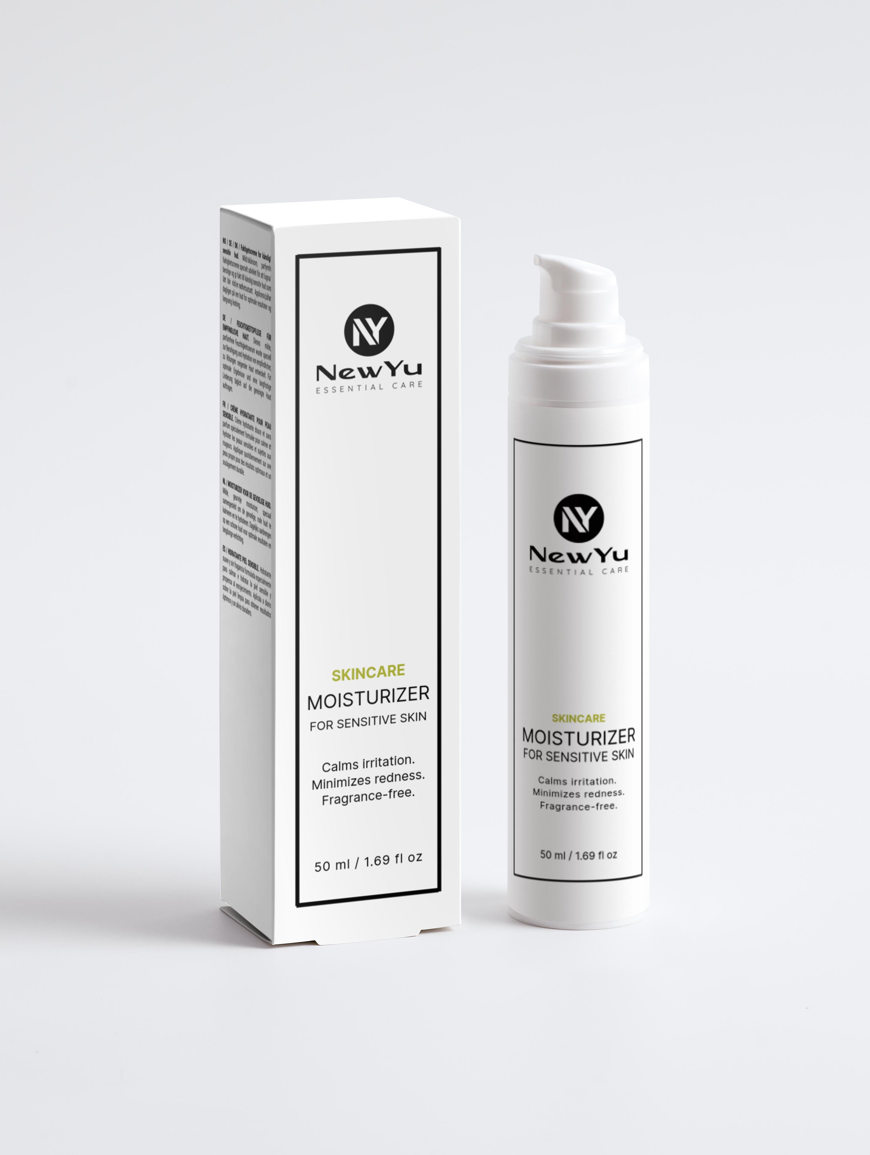 Sensitive Moisturizing Cream – Parfümfreie Feuchtigkeitscreme für empfindliche Haut | NewYu
