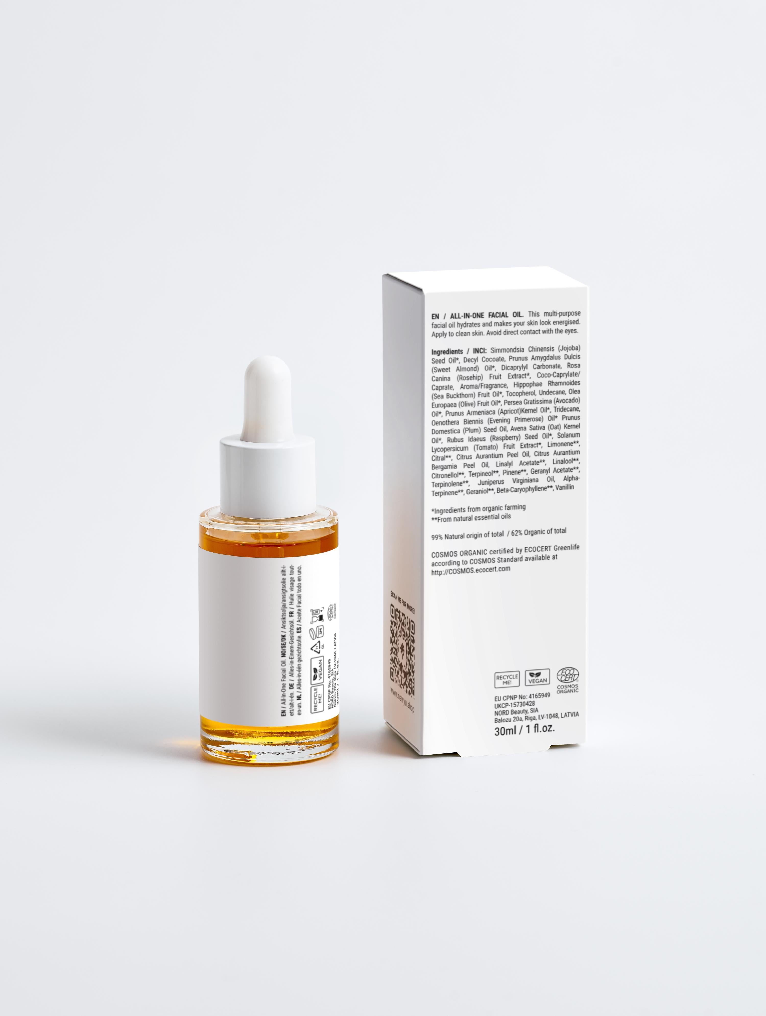 All-in-One Facial Oil – Nährendes Gesichtsöl für strahlende Haut | NewYu