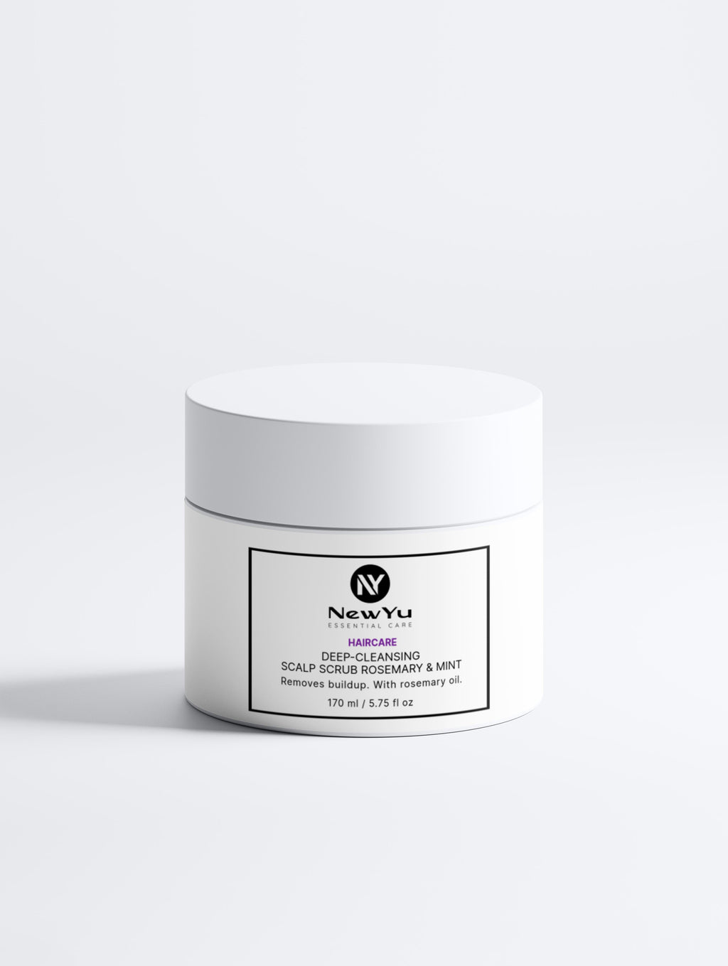 Tiefenreinigendes Kopfhaut-Peeling – Rosmarin & Minze | NewYu